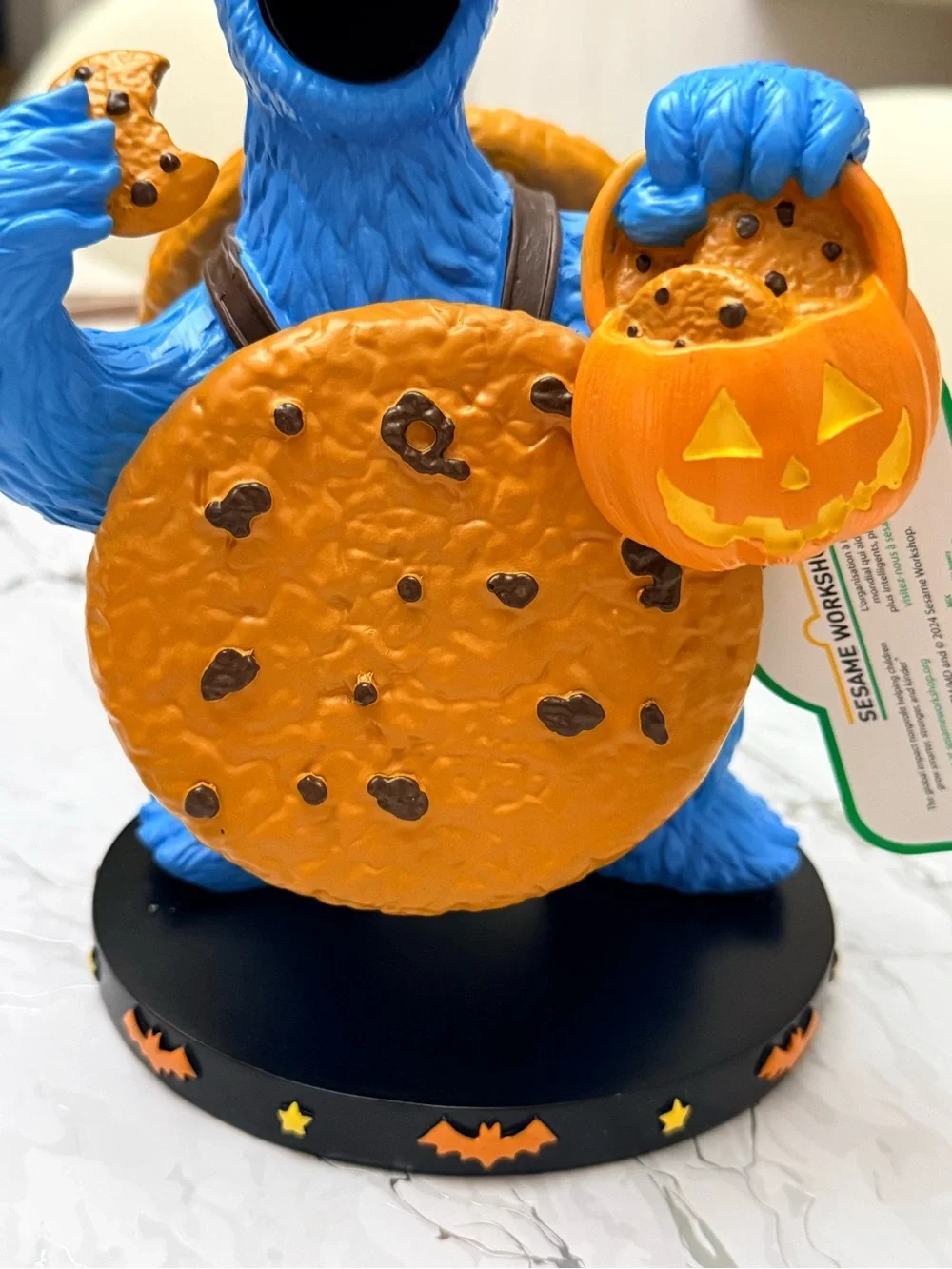 Cookie Monster Jack-O’-Lant Halloween Pumpkin Figure Sesame Street Decor 2026